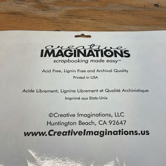 NWT Creative Imaginations scrapbooking trees and pinecones. Just one sheet - Picture 6 of 7